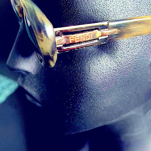 Fendi Gray Horn Sunglasses - Italy - Picture 3 of 12